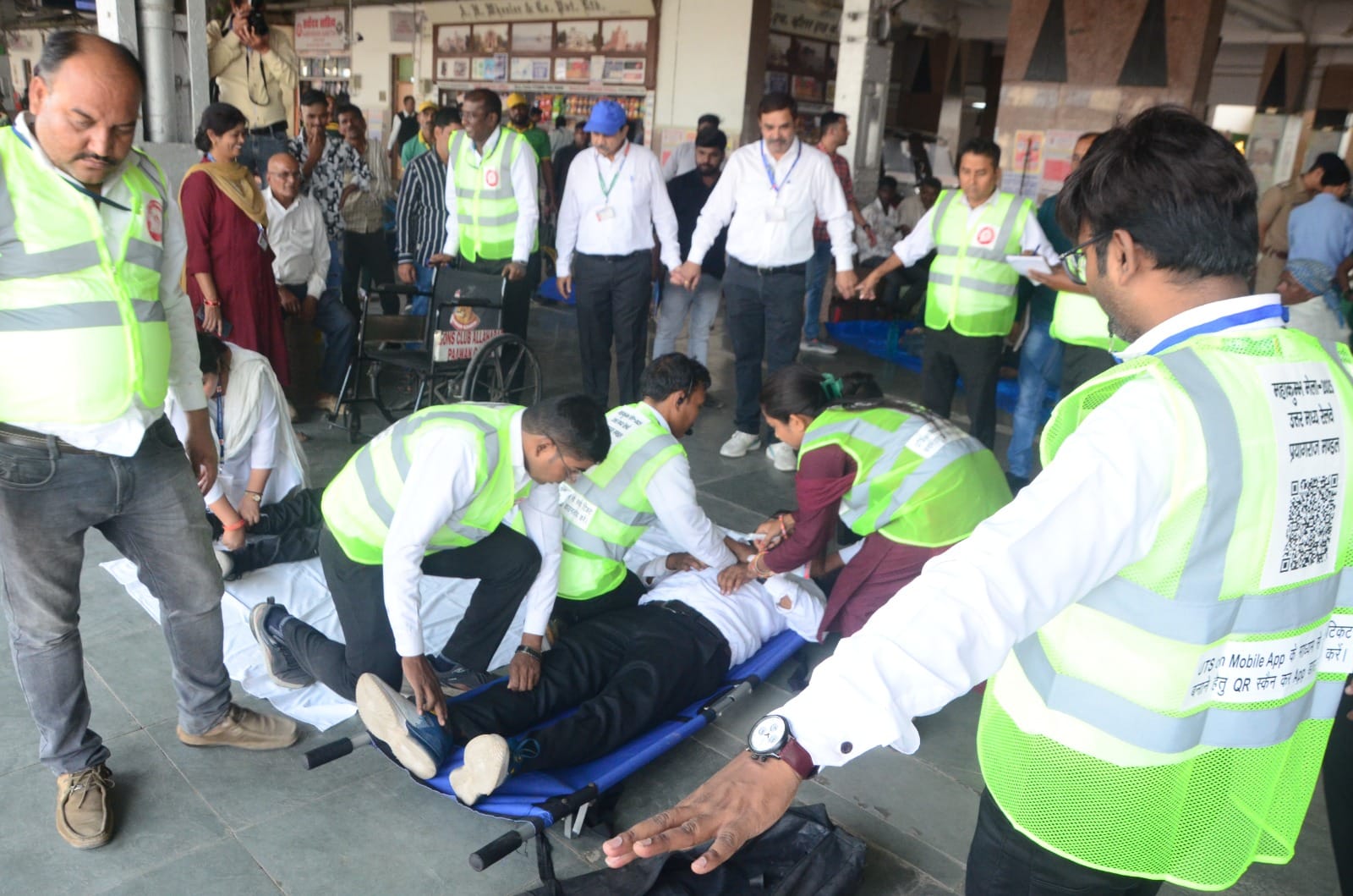 Mahakumbh 2025, प्रयागराज जंक्शन पर रेलवे की मॉक ड्रिल