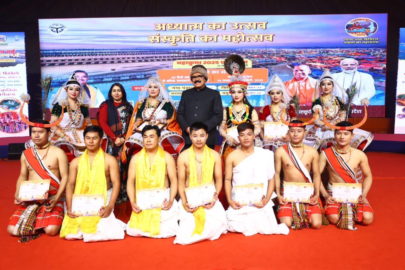 गंगा पंडाल में मणिपुर, कर्नाटक और पश्चिम बंगाल के कलाकारों का अनोखा संगम