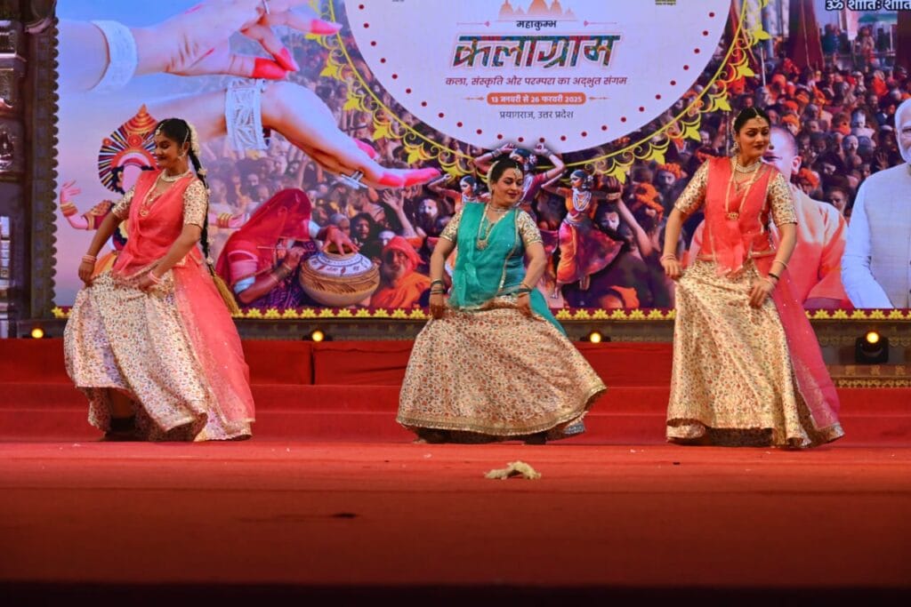 कलाग्राम में कथक नृत्यांगना तेजस्वनी साठे की मोहक प्रस्तुति