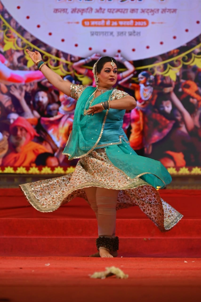 कलाग्राम में तेजस्वनी साठे की मोहक कथक प्रस्तुति, अवध का फरवाही नृत्य बना आकर्षण