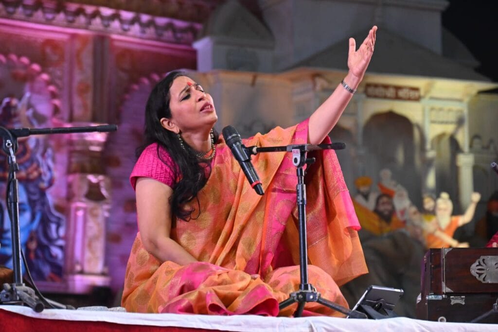 विद्या शाह के भक्ति संगीत की सुमधुर प्रस्तुति