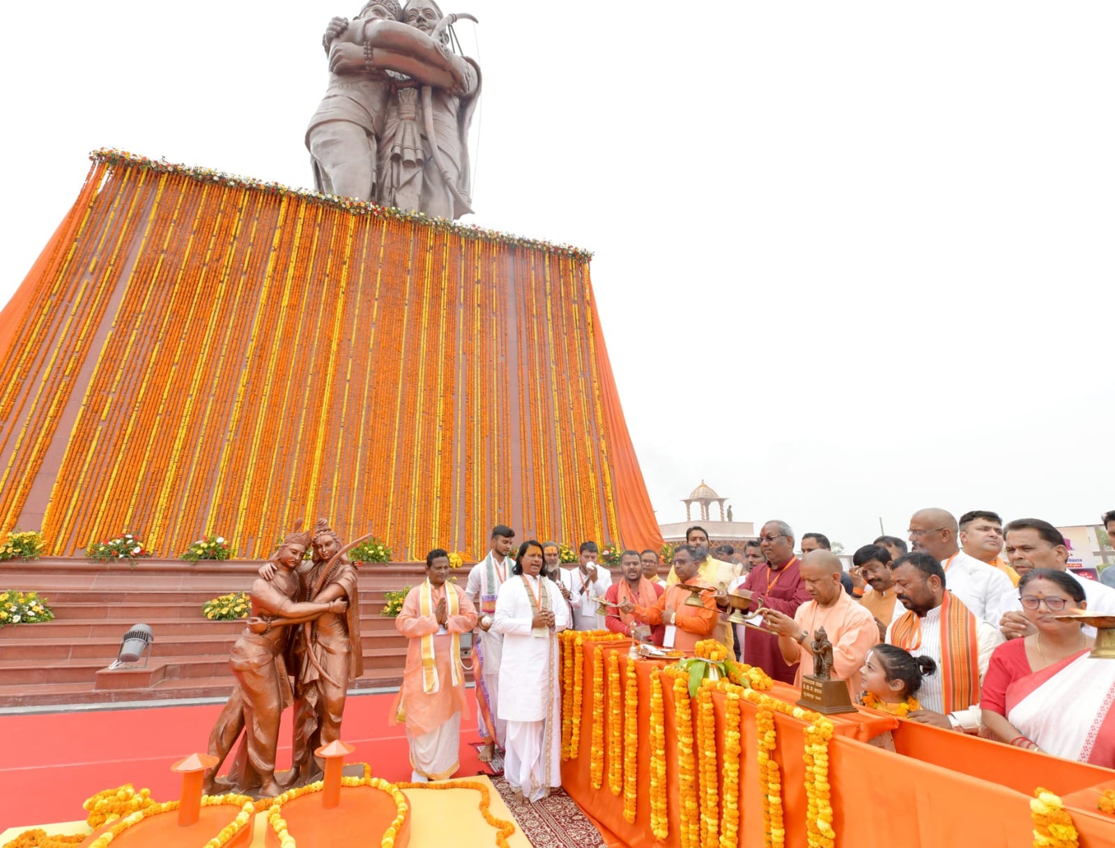 श्रृंगवेरपुर धाम में निषादराज गुहा जयंती पर सीएम योगी का दौरा,