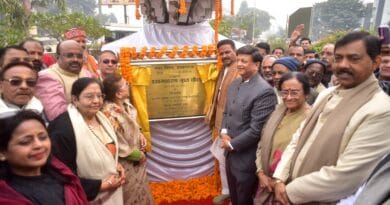 प्रयागराज में श्यामाचरण गुप्ता चौराहा लोकार्पण