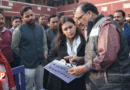 “Mandalayukt Soumya Agrawal inspecting voter list during Special Revision Campaign at St Joseph Girls Inter College, Allahabad North”